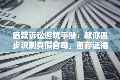 北京借款诉讼避坑手册：教你四步识别真假官司，留存证据不踩雷