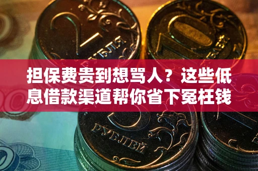 北京担保费贵到想骂人？这些低息借款渠道帮你省下冤枉钱
