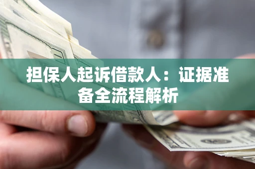 北京担保人起诉借款人：证据准备全流程解析