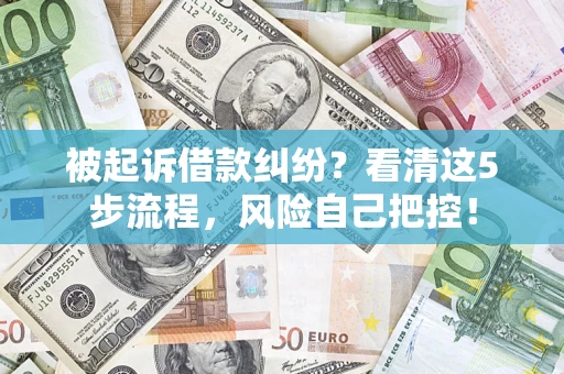 北京被起诉借款纠纷？看清这5步流程，风险自己把控！