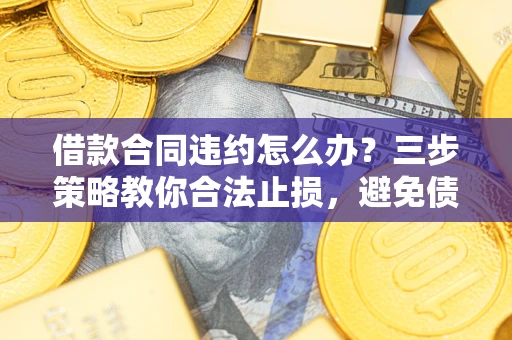 北京借款合同违约怎么办？三步策略教你合法止损，避免债务危机升级